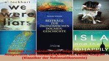 Lesen  Beiträge zur ökonomischen Dogmengeschichte Ausgewählt und herausgegeben von Volker PDF Frei