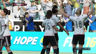 FIFA 16 Demo PS4 Gameplay Womens Soccer Germany vs. USA (HD) 1080p