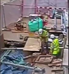 Worker drills into 11,000 volt cable