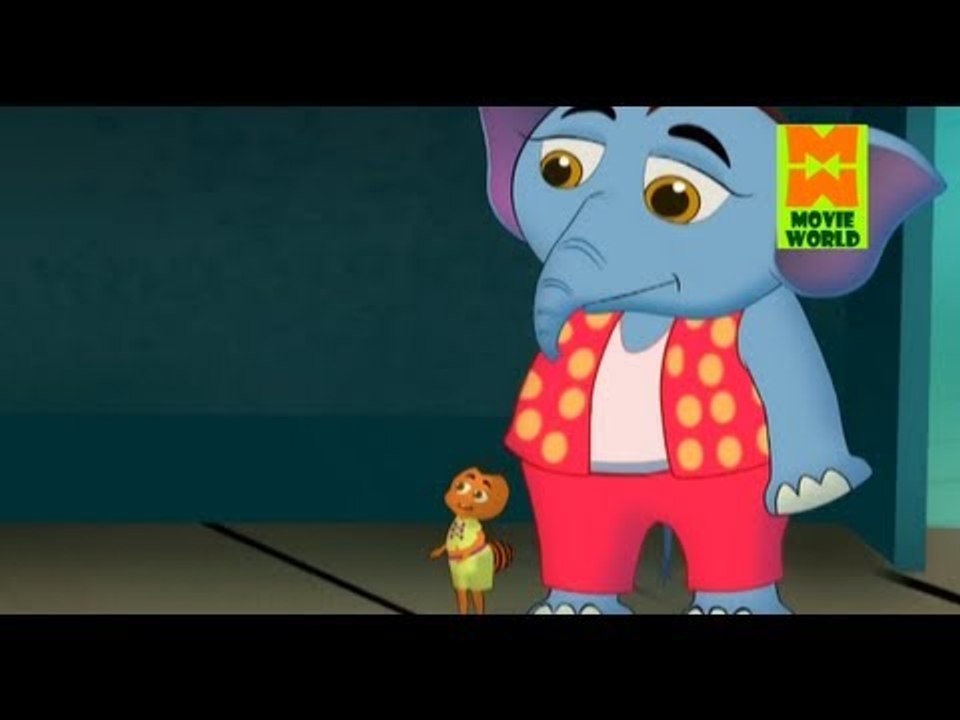 Elephant With Ant In Bus Stop Malayalam Comedy Animation (ആനയും ഉറുബും Vol.3)
