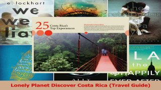 Read  Lonely Planet Discover Costa Rica Travel Guide Ebook Free