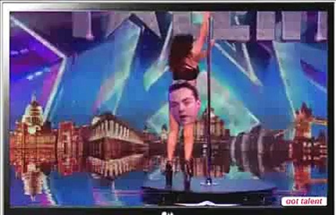 New 2016 BGMT WARNING - this pole dancing clip is a little bit naughty! - Britains Got Talent 2015