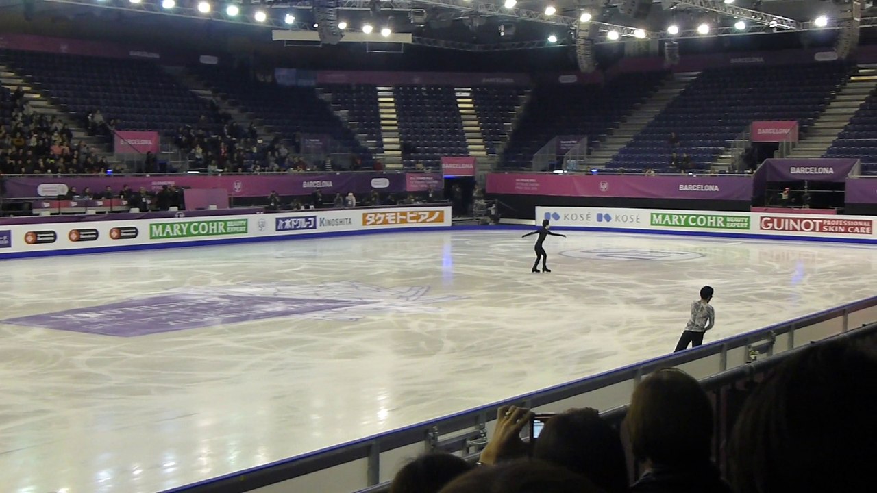 【羽生結弦】20151209 公式練習曲かけ Yuzuru Hanyu SP Practice [Ballade No.1 Op.23]