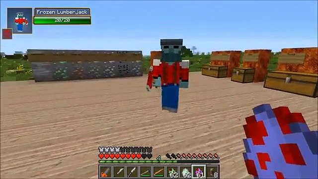 Minecraft_ 7 WAYS TO DIE (GUNS, WEAPONS, SPIKE TRAPS, ZOMBIES, & BLOCKS!) Mod Showcase