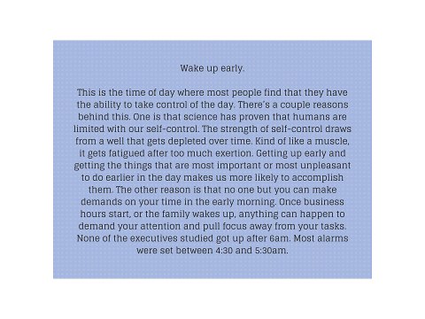 Morning Routines and Daily Habits of Successful Executives and CEOs