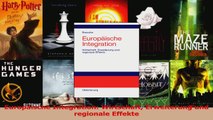 Lesen  Europäische Integration Wirtschaft Erweiterung und regionale Effekte PDF Online