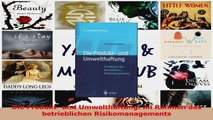 Lesen  Die Produkt und Umwelthaftung im Rahmen des betrieblichen Risikomanagements Ebook Online