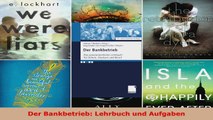 Download  Der Bankbetrieb Lehrbuch und Aufgaben Ebook Frei