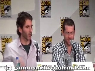 Game Of Thrones Panel Comic Con 2011