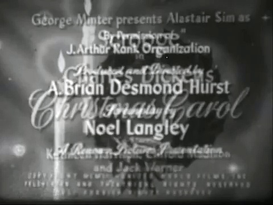 Castle Films A CHRISTMAS CAROL Alistair Sim