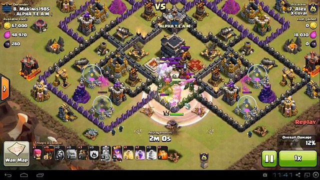 3 Star Series- Golavaloon Attack Strategy TH 9 vs Giza War Base #26 - Clash of Clans
