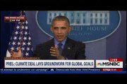 @POTUS explains optimism for #ClimateGhange deal, says even bigots in other countries recognize climate change