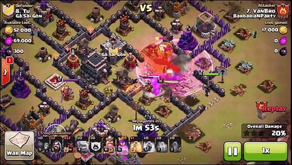 Download Video: Clash of Clans - THE MAX ATTACK OP ATTACK STRATEGY- TH 9 GoHo w- 30 Hogs