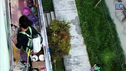 Chiriyacu se transforma en una galería de arte urbano