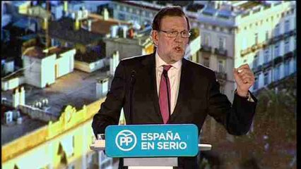Rajoy: Si no quieres una coalición que lleve España a la ruina, vota al PP
