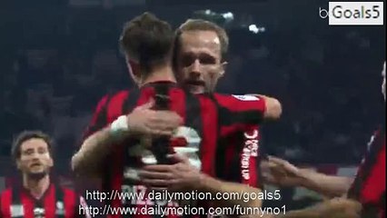 Olivier Boscagli Goal Nice 1 - 0 Montpellier Ligue 1 18-12-2015