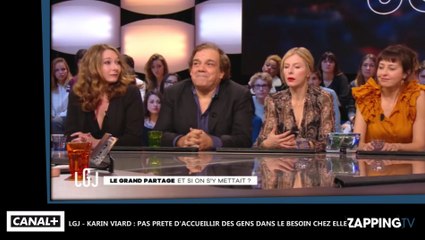 Le Grand Journal - Karin Viard : Les mal-logés, tout sauf chez elle !