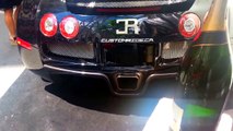 bomb Upclose Deaf Sounding Engine Rev Bugatti Veyron Grand Sport Vitesse