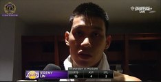 Jeremy Lin Post Game Interview Lakers vs Pelicans