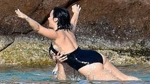 Demi Lovato & Wilmer Valderrama Recreates Dirty Dancing Lift At St.Barts Trip