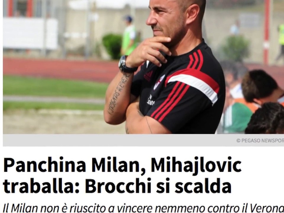 D'Amico su Brocchi Milan