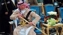 الأمير تشارلز يرقص العرضة السعودية