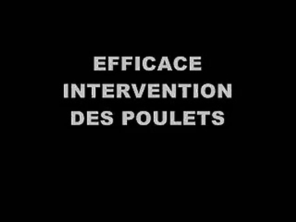 Intervention forces de l'ordre