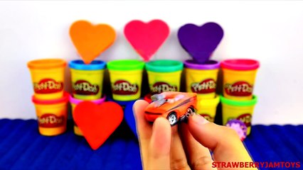 Happy Valentine's Day! Play Doh Hearts Thomas and Friends Peppa Pig Cars 2 Kinder Surprise Eggs