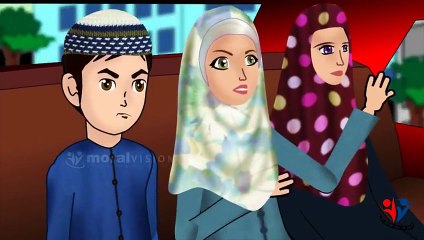 our new red car Riding Dua - English Version - Muslims Islamic Cartoon for children