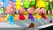 Five Little Babies Sitting On A Wall - 3D Rhymes - Nursery Rhymes & Kids Songs