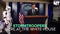 Stormtroopers Crashed Today's White House Press Conference