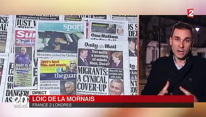 La presse britannique s'amuse du limogeage de José Mourinho