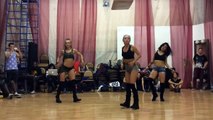 NEW dancehall choreo by DHQ FRAULES on Vybz Kartel -  Beg U a Fuck