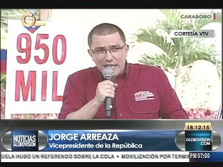 Arreaza encabeza entrega de la vivienda 950 mil en Carabobo