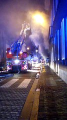 Mouscron: violent incendie dans la rue des Brasseurs