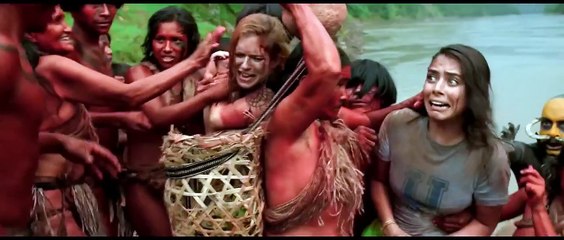 THE GREEN INFERNO Movie Clip (Primal Barbaric Cannibal Movie - 2015)