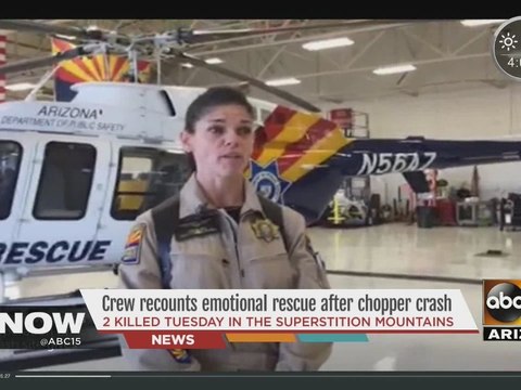 Superstition Mountains chopper crash: Rescue crew speaks