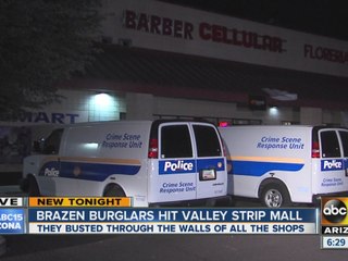 Brazen burglars hit Valley strip malls