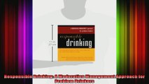 Responsible Drinking A Moderation Management Approach for Problem Drinkers
