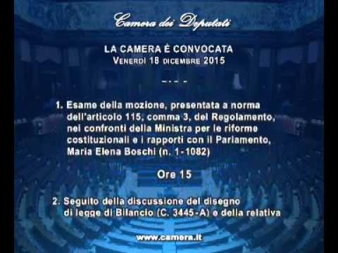 Roma - Camera - 17^ Legislatura - 539^ seduta (18.12.15)