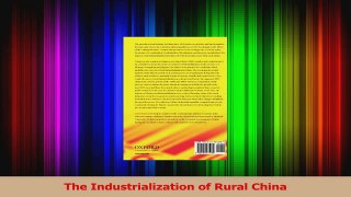 Read  The Industrialization of Rural China Ebook Free