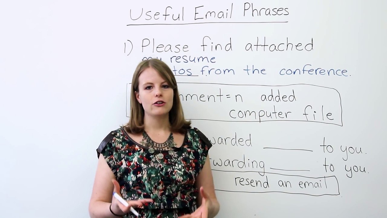 5 useful email expressions