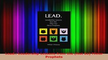 Read  Lead Leadership Lessons from the Not So Minor Prophets Ebook Free