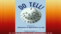 Do Tell Stories by Atheists and Agnostics in AA