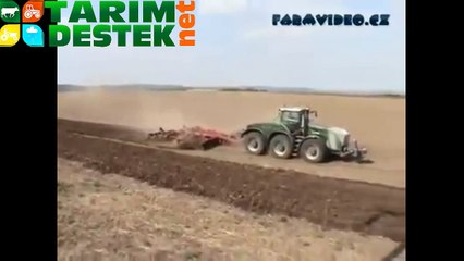 6 Tekerli Fendt Trisix ile Tarla Hazırlama