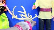 Frozen Anna & Kristoff Barbie Doll Disney Frozen Sven Eats PLAY-DOH carrot AllToyCollector