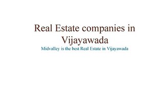 Real Estate Companies in Vijayawada