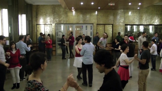 salsa de Noël 2015.Rueda Fred Sabrina@Danse aux Arts, Paris