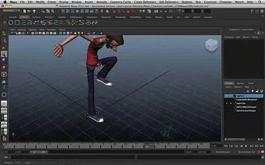 Aula De Animação 3d (maya) - Princípios Básicos Clip30-100