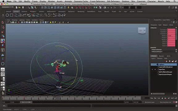 Aula De Animação 3d (maya) - Princípios Básicos Clip31-101